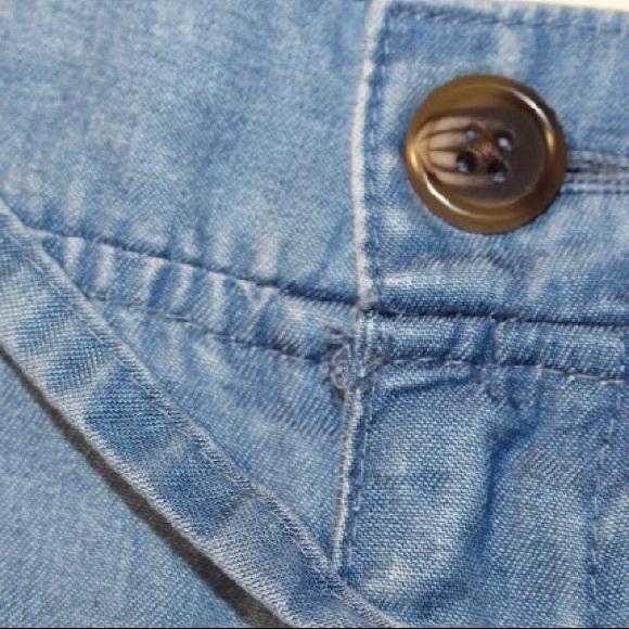 THIN denim flowy shorts - Picture 2 of 3